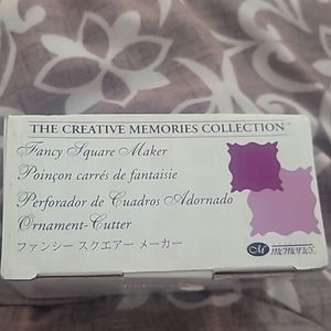 Scrapbooking square punch